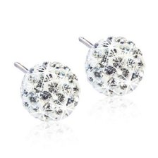 BLOMDAHL GIOIELLO NT CRYSTAL BALL 6MM WHITE BLOMDAHL GIOIELLO NT CRYSTAL BALL 6MM WHITE