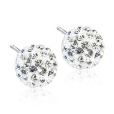 BLOMDAHL GIOIELLO NT CRYSTAL BALL 8MM WHITE BLOMDAHL GIOIELLO NT CRYSTAL BALL 8MM WHITE