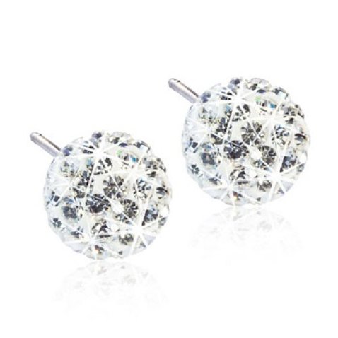BLOMDAHL GIOIELLO NT CRYSTAL BALL 8MM WHITE