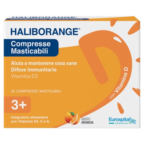 HALIBORANGE 30 COMPRESSE MASTICABILI 450MG HALIBORANGE 30 COMPRESSE MASTICABILI 450MG