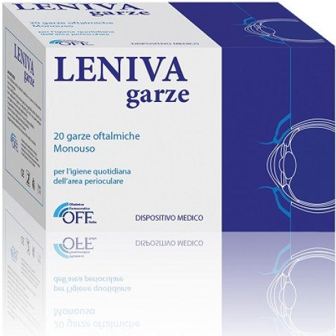 LENIVA GARZE OFTALMICHE 20 PEZZI LENIVA GARZE OFTALMICHE 20 PEZZI