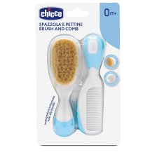 CHICCO SPAZZOLA + PETTINE AZZURRO CHICCO SPAZZOLA + PETTINE AZZURRO