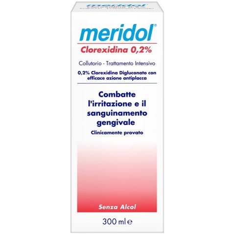 MERIDOL CLOREXIDINA 0,2% COLLUTORIO 300 ML MERIDOL CLOREXIDINA 0,2% COLLUTORIO 300 ML