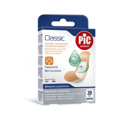 CEROTTO PIC CLASSIC 19X72 MM ANTIBATTERICO 20 PEZZI CEROTTO PIC CLASSIC 19X72 MM ANTIBATTERICO 20 PEZZI