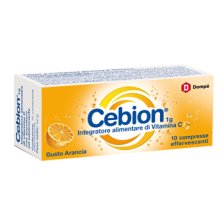 CEBION EFFERVESCENTI VITAMINA C ARANCIA 10 COMPRESSE CEBION EFFERVESCENTI VITAMINA C ARANCIA 10 COMPRESSE