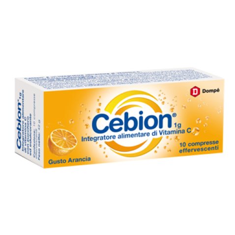 CEBION EFFERVESCENTI VITAMINA C ARANCIA 10 COMPRESSE CEBION EFFERVESCENTI VITAMINA C ARANCIA 10 COMPRESSE