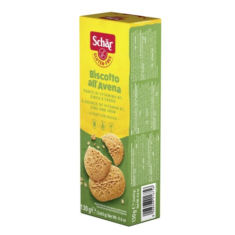 SCHAR BISCOTTI ALL'AVENA 2 BUSTE DA 65 G SCHAR BISCOTTI ALL'AVENA 2 BUSTE DA 65 G