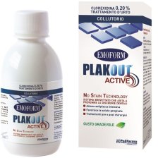 EMOFORM PLAK OUT ACTIVE CLOREXIDINA 0,20% COLLUTORIO 200 ML EMOFORM PLAK OUT ACTIVE CLOREXIDINA 0,20% COLLUTORIO 200 ML