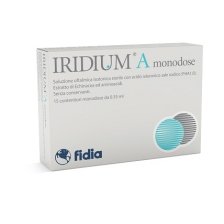 IRIDIUM A MONODOSE GOCCE OCULARI 15 FLACONCINI 0,35 ML IRIDIUM A MONODOSE GOCCE OCULARI 15 FLACONCINI 0,35 ML