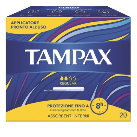TAMPAX BLUE BOX REGULAR 20 PEZZI TAMPAX BLUE BOX REGULAR 20 PEZZI