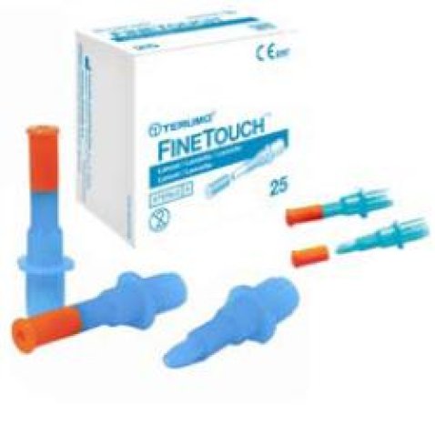 LANCETTE PUNGIDITO FINETOUCH 23 GAUGE 25 PEZZI LANCETTE PUNGIDITO FINETOUCH 23 GAUGE 25 PEZZI