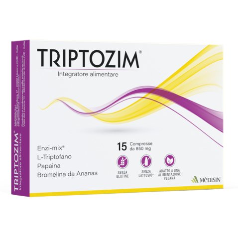 TRIPTOZIM 15 COMPRESSE 850 MG SENZA GLUTINE SENZA LATTOSIO