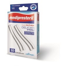 CEROTTO PER SUTURA MEDIPRESTERIL DELICATO TNT 3X75MM 10 PEZZI CEROTTO PER SUTURA MEDIPRESTERIL DELICATO TNT 3X75MM 10 PEZZI