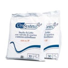 SACCA DI DRENAGGIO DA LETTO PER INCONTINENZA UROSYSTEM TUBO130 CM CON SCARICO 30 PEZZI SACCA DI DRENAGGIO DA LETTO PER INCONTINENZA UROSYSTEM TUBO130 CM CON SCARICO 30 PEZZI