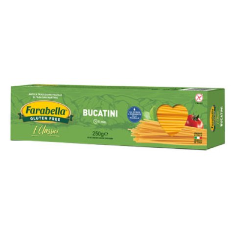 FARABELLA BUCATINI PASTA SENZA GLUTINE 250 G FARABELLA BUCATINI PASTA SENZA GLUTINE 250 G