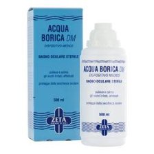 ACQUA BORICA PER BAGNO OCULARE STERILE 500 ML ACQUA BORICA PER BAGNO OCULARE STERILE 500 ML