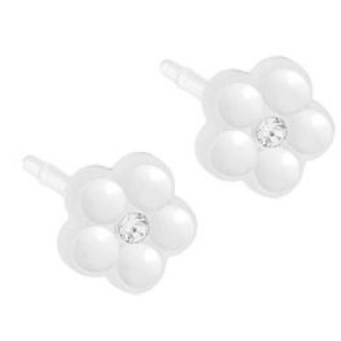 ORECCHINI STERILI CJ MP DAISY PEARL 6MM WHITE