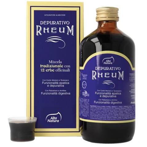 DEPURATIVO RHEUM MISCELA ERBE OFFICINALI 250 ML DEPURATIVO RHEUM MISCELA ERBE OFFICINALI 250 ML