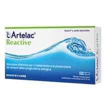 ARTELAC REACTIVE SOLUZIONE OFTALMICA MONODOSE 20 UNITA' DA 0,5 ML ARTELAC REACTIVE SOLUZIONE OFTALMICA MONODOSE 20 UNITA' DA 0,5 ML