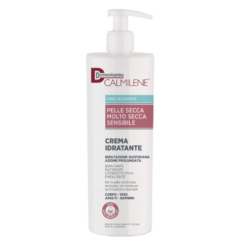 DERMOVITAMINA CALMILENE CREMA IDRATANTE PER PELLE SECCA, MOLTO SECCA O SENSIBILE 500 ML DERMOVITAMINA CALMILENE CREMA IDRATANTE PER PELLE SECCA, MOLTO SECCA O SENSIBILE 500 ML