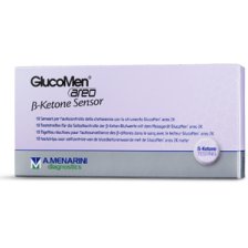 STRISCE MISURAZIONE CHETONEMIA GLUCOMEN AREO B-KETONE SENSOR10 PEZZI STRISCE MISURAZIONE CHETONEMIA GLUCOMEN AREO B-KETONE SENSOR10 PEZZI