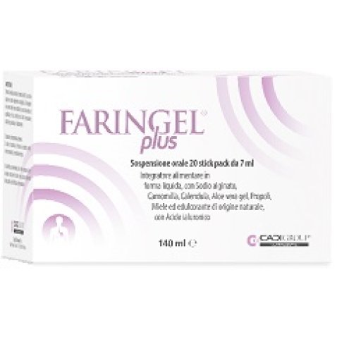 FARINGEL PLUS 20 STICK PACK 7 ML FARINGEL PLUS 20 STICK PACK 7 ML