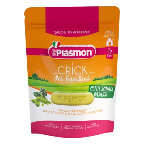 PLASMON CRICK SPINACI E PISELLI 100 G