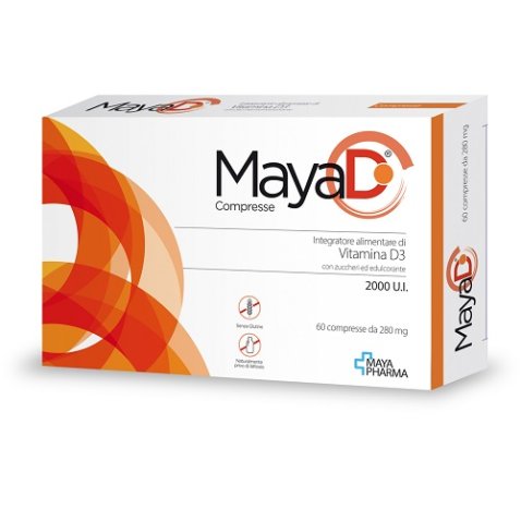 MAYA D 60 COMPRESSE MASTICABILI DA 280 MG MAYA D 60 COMPRESSE MASTICABILI DA 280 MG