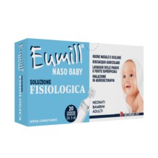 EUMILL NASO BABY SOLUZIONE FISIOLOGICA 20 CONTENITORI MONODOSE 5 ML EUMILL NASO BABY SOLUZIONE FISIOLOGICA 20 CONTENITORI MONODOSE 5 ML