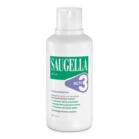 SAUGELLA ACTI3 TRIPLA PROTEZIONE DETERGENTE INTIMO 500 ML SAUGELLA ACTI3 TRIPLA PROTEZIONE DETERGENTE INTIMO 500 ML