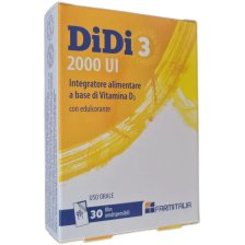 DIDI3 2000 UI 30 FILM ORODISPERSIBILI DIDI3 2000 UI 30 FILM ORODISPERSIBILI