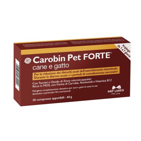 CAROBIN PET FORTE 30 COMPRESSE CAROBIN PET FORTE 30 COMPRESSE