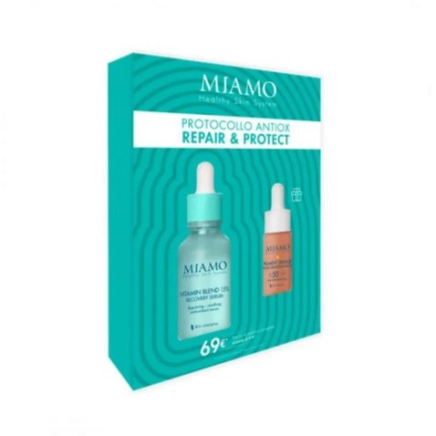 MIAMO COFANETTO 2025 SKIN IMMUNITY BOOSTER 1 VITAMIN BLEND 30 ML + 1 PIGMENT DEFENSE 10 ML