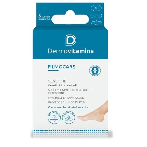 CEROTTO VESCICHE DERMOVITAMINA FILMOCARE 6 PEZZI CEROTTO VESCICHE DERMOVITAMINA FILMOCARE 6 PEZZI
