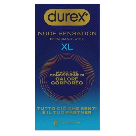 PRESERVATIVO DUREX NUDE SENSATION XL 6 PEZZI