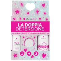 VERALAB KIT LA DOPPIA DETERSIONE TRAVEL 1 OLIO DENSO 30 ML +1 SPUMONE 50 ML