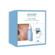MIAMO COFANETTO 2025 PROTOCOLLO PELLE LUCIDA 1 OIL FREE GEL30 ML + 1 BLOTTING PAPER