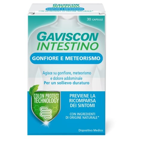 GAVISCON INTESTINO GONFIORE E METEORISMO 30 CAPSULE GAVISCON INTESTINO GONFIORE E METEORISMO 30 CAPSULE