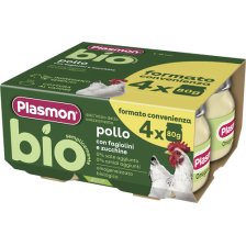 PLASMON BIO OMOGENEIZZATO POLLO FAGIOLINI E ZUCCHINE 4 PEZZIDA 80 G PLASMON BIO OMOGENEIZZATO POLLO FAGIOLINI E ZUCCHINE 4 PEZZIDA 80 G