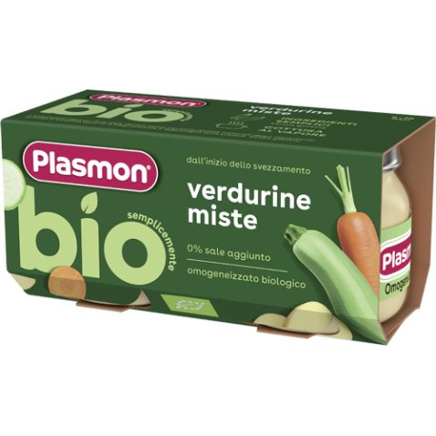 PLASMON BIO OMOGENEIZZATO CAROTE PATATE E ZUCCHINE 2 PEZZI DA 80 G