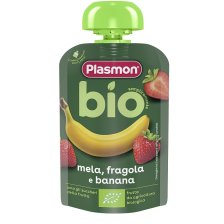 PLASMON OMOGENEIZZATO BIO BANANA FRAGOLA 100 G