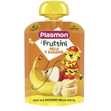 PLASMON OMOGENEIZZATO POUCH MELA BANANA 130 G