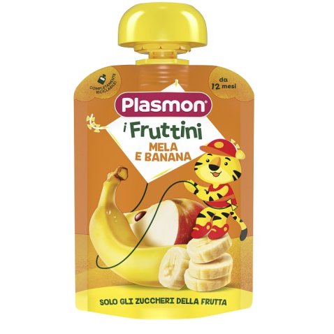 PLASMON OMOGENEIZZATO POUCH MELA BANANA 130 G PLASMON OMOGENEIZZATO POUCH MELA BANANA 130 G