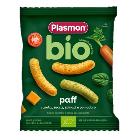 PLASMON PAFF BIO CAROTA ZUCCA SPINACI E POMODORO 15 G PLASMON PAFF BIO CAROTA ZUCCA SPINACI E POMODORO 15 G