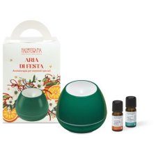 NASOTERAPIA KIT ARIA DI FESTA DIFFUSORE A ULTRASUONI GHIANDAVERDE + OLIO ESSENZIALE BIO 5 ML