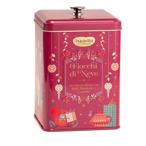 NEAVITA INFUSO FIOCCHI DI NEVE FILTROSCRIGNO IN BISCOTTIERANATALE 15 FILTRI DA 3,5 G