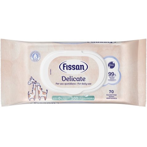 FISSAN SALVIETTE DELICATE NEW 70 PEZZI