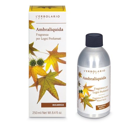 AMBRALIQUIDA FRAGRANZA LEGNI PROFUMATI RICARICA 250 ML AMBRALIQUIDA FRAGRANZA LEGNI PROFUMATI RICARICA 250 ML