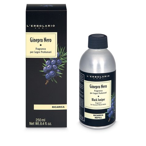 GINEPRO NERO FRAGRANZA LEGNI PROFUMATI RICARICA 250 ML GINEPRO NERO FRAGRANZA LEGNI PROFUMATI RICARICA 250 ML