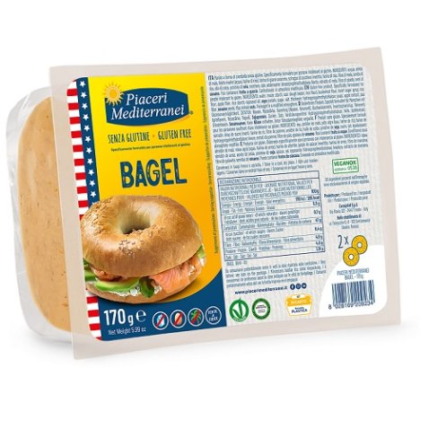 PIACERI MEDITERRANEI BAGEL 170 G PIACERI MEDITERRANEI BAGEL 170 G